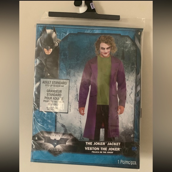 Purple Joker Jacket Costume Adult - Picture 1 of 2